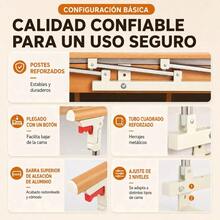 Baby Bed Protection Rails - Yellow | Lisa - View 5