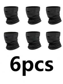 1/4/6pcs Cooling Neck Gaiter Face Mask Headscarf, Unisex UV Protection Face Cover, Soft Windproof, Suitable For Hiking, Cycling, Running, Skiing And More - A - View 8