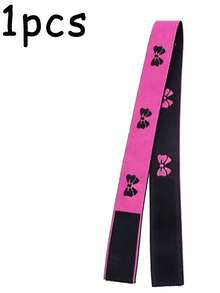 10/5/1pc Rose Butterfly Leopard Print Headband Wig Fixing Band, Adjustable Elastic Multi-Functional Headband With Hook-And-Loop, Suitable For Daily Outings, Sports, Home Use - Multicolor - View 10
