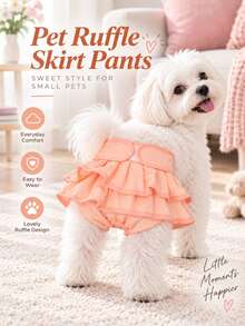 3 Packs/Single-Pack Reusable Dog Diapers For Female Dogs, Machine Washable, Highly Absorbent, For Puppies, Dogs, Heat Cycle, Fever, Diaper Pants, Or Excitation-Induced Urination - Dusty Pink - View 6