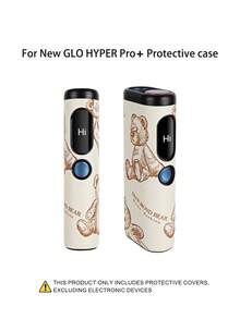 1PC For GLO HYPER Pro+ Protective Case, Made Of Fine PU Leather Wear-Resistant Material, Effectively Protects Against Bumps, Drops, Scratches And Fingerprints, Precise Cutouts, High-Quality Texture, Exquisite Minimalist Fashionable Cute Leather Texture, Multiple Colors Available Unisex Couple Style Storage Box, Meets Different Aesthetic Preferences To Create Your Own Personalized Protective Shell. Lightweight And Not Bulky, Convenient For Carrying, Suitable For Gifts And Personal Use, Thoughtful Daily Protection. - GLO HYPER Pro+/Brown Bear - View 11