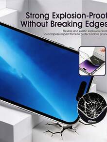 5Pcs HD Hydrogel Film Explosion Proof And Scratch Resistant Mobile Phone Screen Protector Compatible With IPhone 18 17 Pro Max 16 15 14 Plus 13 12 11 Series Flexible Scratch Automatic Repair Supports Fingerprint Recognition Protective Film Soft Film Non Glass - Clear - View 8