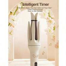 Portable Automatic Hair Styler, 4 Temperature Settings, Fast Heating, 3 Timer Functions, Anti-Tangle Technology, USB, Auto Shut-Off Design, Suitable For All Hair Types. - View 5