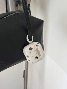 Casing Pelindung Motif Polkadot Bintang Pink & Hitam yang Keren dan Menarik, Kompatibel dengan 5, 4, Apple Pro 3, Wireless 1 Generasi ke-2, Generasi ke-3, Generasi ke-2, Pro Generasi ke-4, dan Generasi ke-5. - Putih - View 8