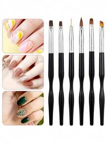 15 Pieces Nail Art Painting And Dotting Tool Set Multi Function, Nail Brushes And Dotting Pens - Multicolor - View 8