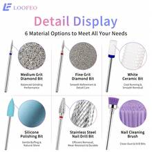 16Pcs Nail Drill Bits Kit, For Electric Nail File, Salon Home Manicure - Multicolor - View 3