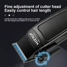 HIENA Professional Hair Clipper, LCD Digital Display Electric Hair Trimmer, USB Rechargeable Cordless Barber Cutting Machine With 4 Limit Combs, Adjustable Blade For Men Home Salon Haircut, Ideal Gift For Him - Multicolor - View 5