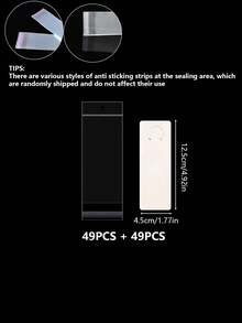 200pcs/198/196/100/98/20/Set Keychain Display Cards, Jewelry Storage Cards, Gift Packaging Label Cards, Keychain Storage Cards, Necklace Display Cards - Multicolor - View 27