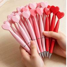 1/5pcs/Set Random Leopard Print Retractable Ballpoint Pens, Multiple Patterns Available, Suitable For Party, Daily Use, Gift, Minimalist Printed Pens, Perfect Valentine's Day Gift For Friends And Family - Multicolor - View 10