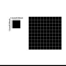 100pcs Thickened Black Multi-Purpose Soft Magnetic Sheets With Self-Adhesive Rubber Magnetic Stickers, Best For Refrigerator Decoration - Multicolor - View 6