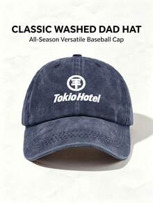 1pc Unisex Tokio Hotel Printing Baseball Cap Adjustable Design Perfect For Outdoor Activities Hiking Everyday Wear And Sun Protection-A Perfect Gift - Multicolor - View 8