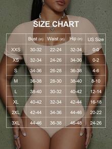 1pc Women Solid Color Body Shaping Jumpsuit Tummy Control Waist Sculpting Jumpsuit - Apricot - View 6