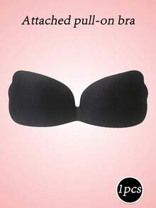1pc Women's Backless Adhesive Bra, Invisible Soft Comfortable, One-Piece Molded, Suitable For Wedding Dress And Dress - Multi-color - View 13