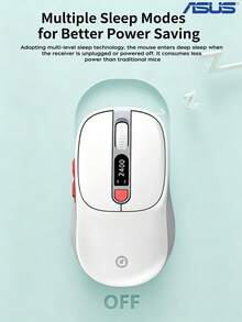ASUS A20 Wireless Mouse, Bluetooth, 2.4G Dual-Mode Connection, LED Display For Battery And DPI, Portable Mouse For Laptop Office Use - View 4