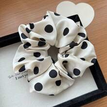 1pc Elegant Polka Dot Hair Tie Hair Accessory Hair Rope Suitable For Women's Daily Use - Multicolor - View 6