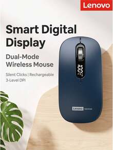 Lenovo M243 2.4G Wireless Optical Mouse, Ergonomic Design, Long Battery Life, Ideal For Home, Online Classes, Office, And Commuting - View 5