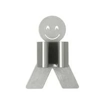 2pcs Plastic Mop Holder Wall Mount Mop Rack Wholesale Wall-Mounted Smiling Face Mop Hook Adhesive Plastic Mop Holder - Multicolor - View 3