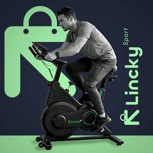 Lincky Indoor Cycling Bikes - Black - View 7