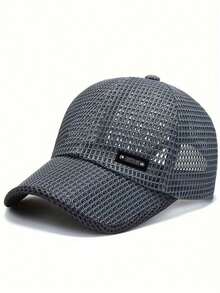 1pc Mesh Baseball Cap, Unisex Fashionable Versatile Trucker Hat, Baseball Cap, Suitable For Daily Wear And Travel - Multicolor - View 9