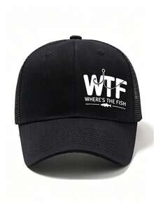 1pc Letter Print Baseball Cap, Unisex Fashionable Versatile Trucker Hat, Baseball Cap Suitable For Daily Wear - Multicolor - View 10
