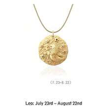 1pc 12 Zodiac Signs Necklace, Stainless Steel Material, 12 Zodiac Signs Colorful Rhinestone Pendant Necklace, Women's Necklace, Exquisite Jewelry - Gold - View 14