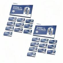 Razor Blades For Barbers,Double Edge Razor Blades,Men´S Razor Blades For Shaving,Stainless Steel Professional Barber Tool - Silver - View 8
