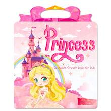 Princess Quiet Book Sticker Scene Princess Jelly Sticker Book - Fairy Tale Princess Quiet Book - View 5