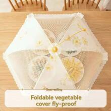 1PC/ Foldable Mesh Food Cover, Mosquito Proof Table Cover, Home Table Cover, Large Foldable Food Cover, Fly Proof Kitchen And Outdoor Camping Net, Food Cover, Table Cover, Foldable Vegetable Cover, Home Table Food Cover, Fly Proof Net - Multicolor - View 4
