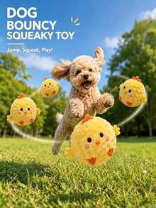 1pc Durable Squeaky Dog Toy, Upgraded Version Suitable For Chewing Dogs, Fits Small, Medium, Large Dogs, Daily Companion, Training Reward Gift, Squeaky Paper Puppy Teething Toy, No Battery Required, Pet Toy, Pet Gift Chewing Toy Puppy Teething Toy Interactive Toy, Pet Dog, Holiday Gift, Easter, Thanksgiving, Carnival, Independence Day - Multicolor - View 3