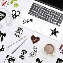 50pcs Punk Subculture Stickers For Decorating Planner, Diary, Scrapbook, Notebook, Luggage, Envelope, Greeting Card, Tablet, Water Bottle - Multicolor - View 7