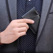 Dompet Kartu Ultra Tipis, Cocok untuk Dibawa Sehari-hari di Saku Depan. Dompet Kartu Multifungsi, Tas Penyimpanan Ringkas untuk Kartu Identitas, Kartu Lainnya, dan Uang Tunai. - MultiWarna - View 4