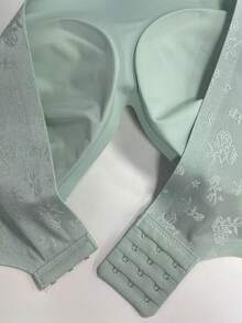 Bra Tanpa Jahitan Bordir untuk Wanita Berpayudara Besar; Tanpa Kawat, Push-Up, Desain Anti-Kendur yang Meminimalkan Profil Payudara; Ringan, Gaya Ukuran Plus. - Mint Blue - View 5
