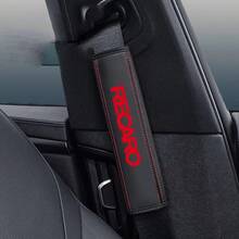 2pcs Car Seat Belt Shoulder Pads For Racero, Relieve Shoulder Pressure, Waterproof And Wear-Resistant, Enhance Interior Style And Comfort - A - View 2