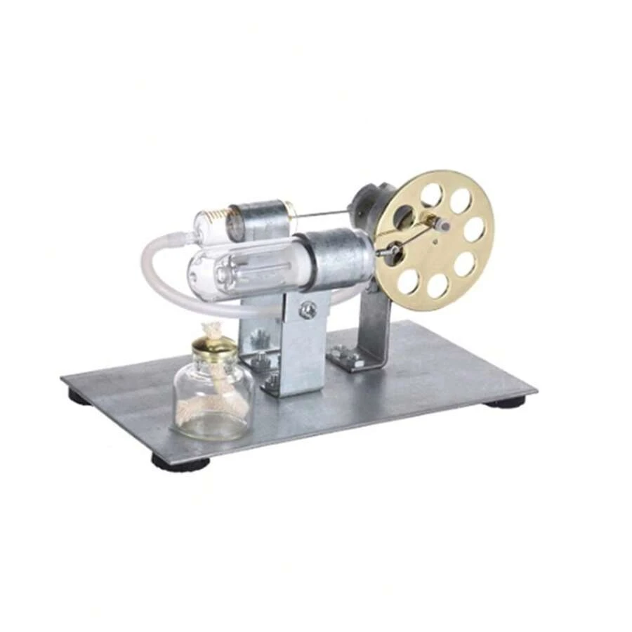 Hot Air Stirling Engine Kit, Single-Cylinder Stirling Engine, Educational Model For Physics Experiments, Precision Design, Ideal For Science Projects, Education And Hobbies, Easy Assembly