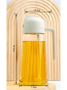1pc Kitchen Oil Spray Bottle, Two In One Spray And Dumping Dual Purpose, Suitable For Cooking, Kitchen, Barbecue, Salad, Baking, Air Frying Pan, Oil Control Atomization Spray Bottle, Holiday Decoration Necessities, Christmas Gifts - Multicolor - View 6