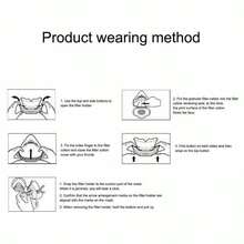 1 Industrial Paint Spray Respirator Work Protection Dust Half Mask Rubber Reusable Respirator With KN95 Filter (Non-Medical) - A - View 6