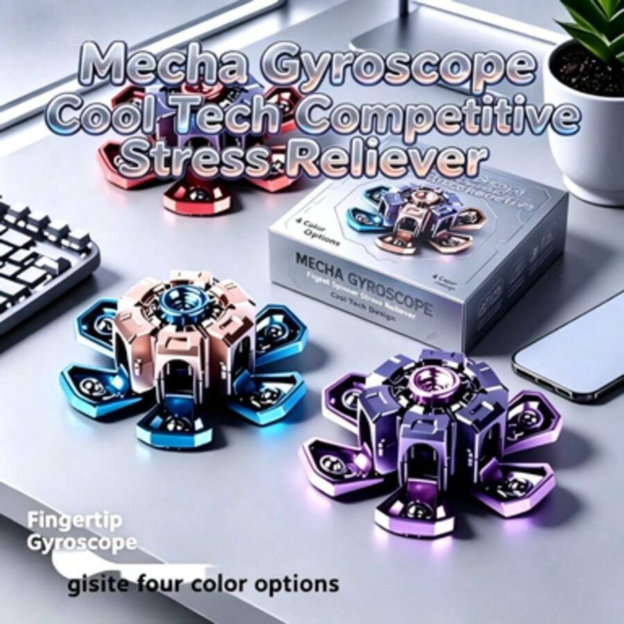 Spinner Jari Kreatif yang Dapat Berubah Bentuk, Gadget Penghilang Stres Kompetitif Bertema Fiksi Ilmiah Keren, Armor Mekanik yang Dapat Berubah Bentuk - Hadiah Ulang Tahun, Hadiah Natal, Hadiah Sempurna, Hadiah Paskah, Kado