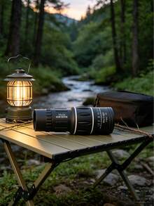Outdoor Compact Portable Ultra-High Definition Monocular Telescope For Sightseeing And Sports Events, Night Vision Wide-Angle Large Aperture - Multicolor - View 2