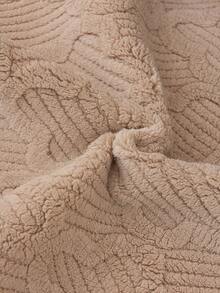 1件裝毛絨提花沙發坐墊，防滑寵物友善座墊，加厚保暖沙發套，適用1-4人座沙發，裝飾性保護套，可機洗，萬聖節、聖誕節、秋季裝飾 - 卡其色 - 查看 8