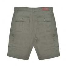 Lambretta Mens SS24 Cargo Shorts - Khaki Green - View 2