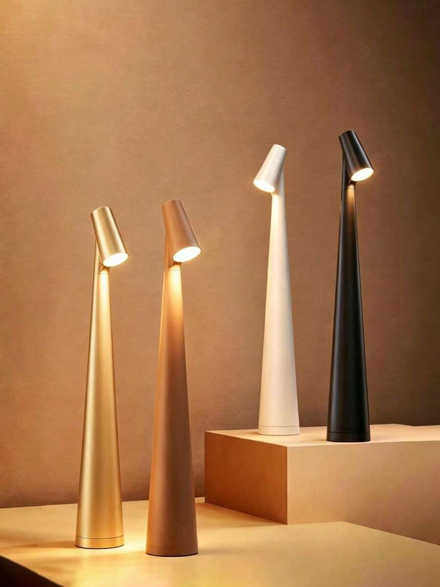 Rechargeable Cordless Desk Lamp, Dimmable Touch LED Handheld Table Lamp, Office Light, Living Room Outdoor Camping Desk Lamp - Multicolor - View 1