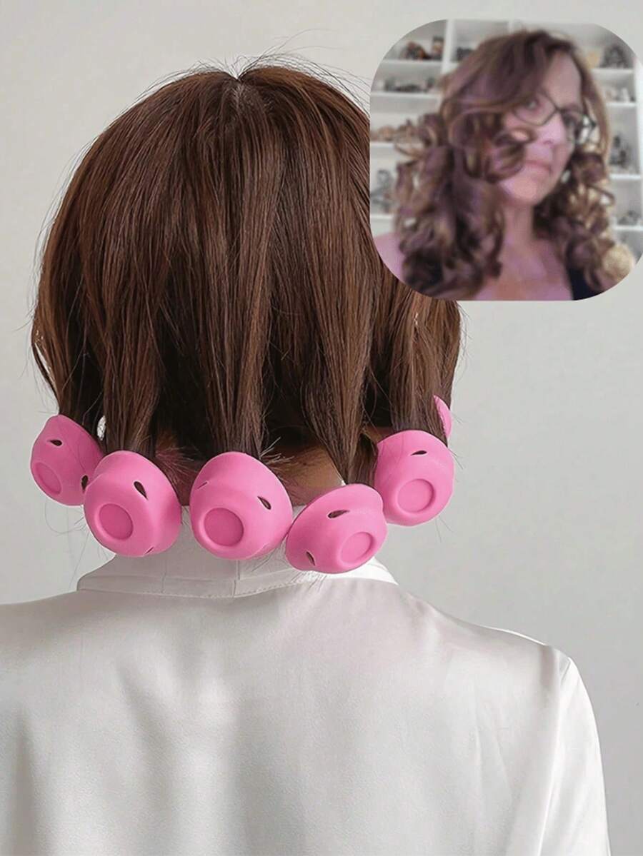 Home Hair Curling Tool, Long-Lasting Natural Curlers, Mushroom & Bell ...