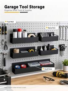 Aemoka 1/2pcs Magnetic Side Storage Rack, Suitable For Refrigerator And Washing Machine - No Drilling Installation, Fashionable Black Metal Surface, Wall-Mounted Spice Rack, Great For Storing Laundry Supplies - Multiple Styles and Colors - View 7