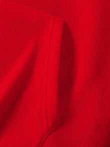 Men Hoodies - Red - View 5