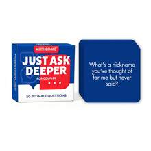 Just Ask Deeper Couple Question Card Game, 50 Intimate Relationship Questions, Perfect Gift For Christmas, Game Party, Engaging Interactive Tabletop Game For Adult Pair Holiday Activities - Multicolor - View 4