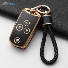 Car Key Fob Cover With Keychain Lanyard For Acura For For Accord For MDX For RDX For TL For TSX For ZDX - Model H - View 10