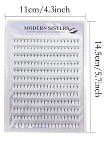 240 Pcs / 1000 Pcs Per Box,10D,Cluster Eyelashes, Pointy Base, Thickness 0.05mm / 0.07mm,C / D Curl, 8-15mm / MIX, False Eyelashes, Natural & Soft, Premade Fans Eyelash Extension, Party, Daily, Wedding - View 5