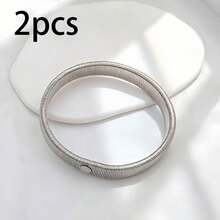 1/2/3/6/12 Pcs Non-Slip Shirt Sleeve Holders Elastic Metal Armbands For Men And Women - Multicolor - View 16