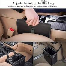 Large Capacity Foldable Car Trash Can - Waterproof Leakproof Hanging Storage Bag, Leakproof Car Garbage Bin, Portable Hanging Trash Can, Suitable For Sedans, SUVs, Trucks, Mini Perfect Gift For Car Interior - Car Trash Can - View 8