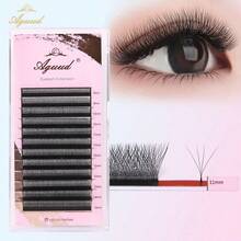 High-Capacity Lightweight Natural False Eyelashes, Shape Clover Premade Bloom Hand-Woven Fan Volume Fluffy Cashmere Lightweight Eyelash Extension Clusters, Eyelash Clusters, Individual Eyelashes, False Eyelashes, Fake Eyelashes - C - View 1